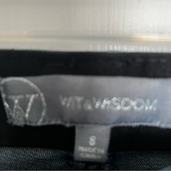 Wit & Wisdom Size 8 Distress Ab Solution Ankle Jeans - Picture 6 of 6